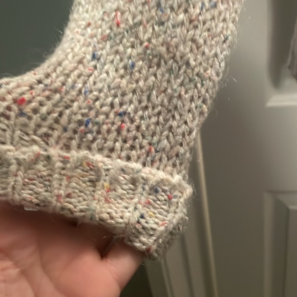 Talbots cowl turtleneck speckled sweater size m only worn once - Picture 4 of 5